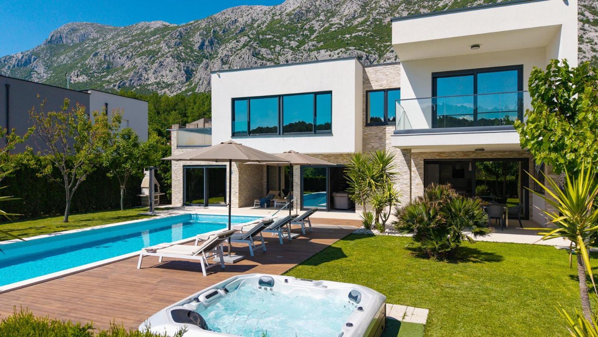 Villa Agava With Heated Pool, Jacuzzi, Sauna, Gym, 4 En-Suite Bedrooms Gata Eksteriør bilde