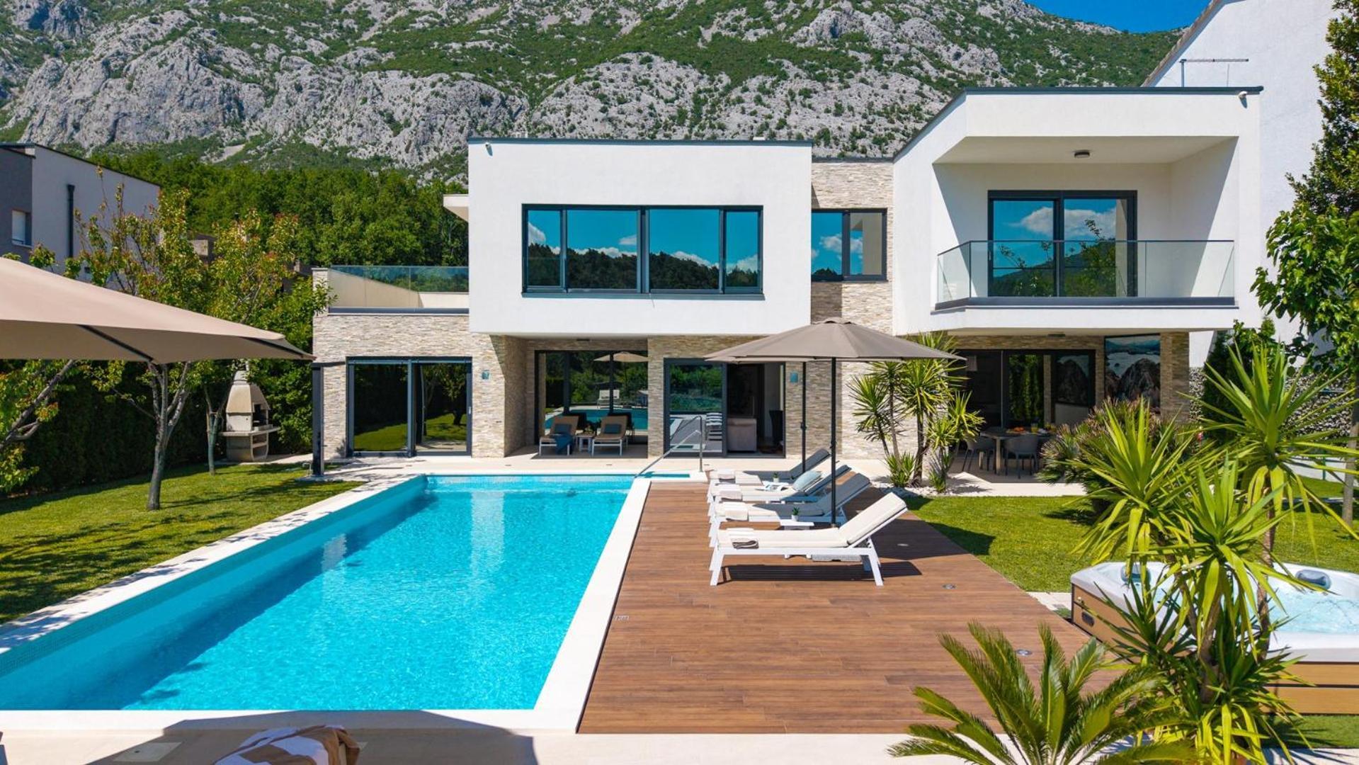 Villa Agava With Heated Pool, Jacuzzi, Sauna, Gym, 4 En-Suite Bedrooms Gata Eksteriør bilde